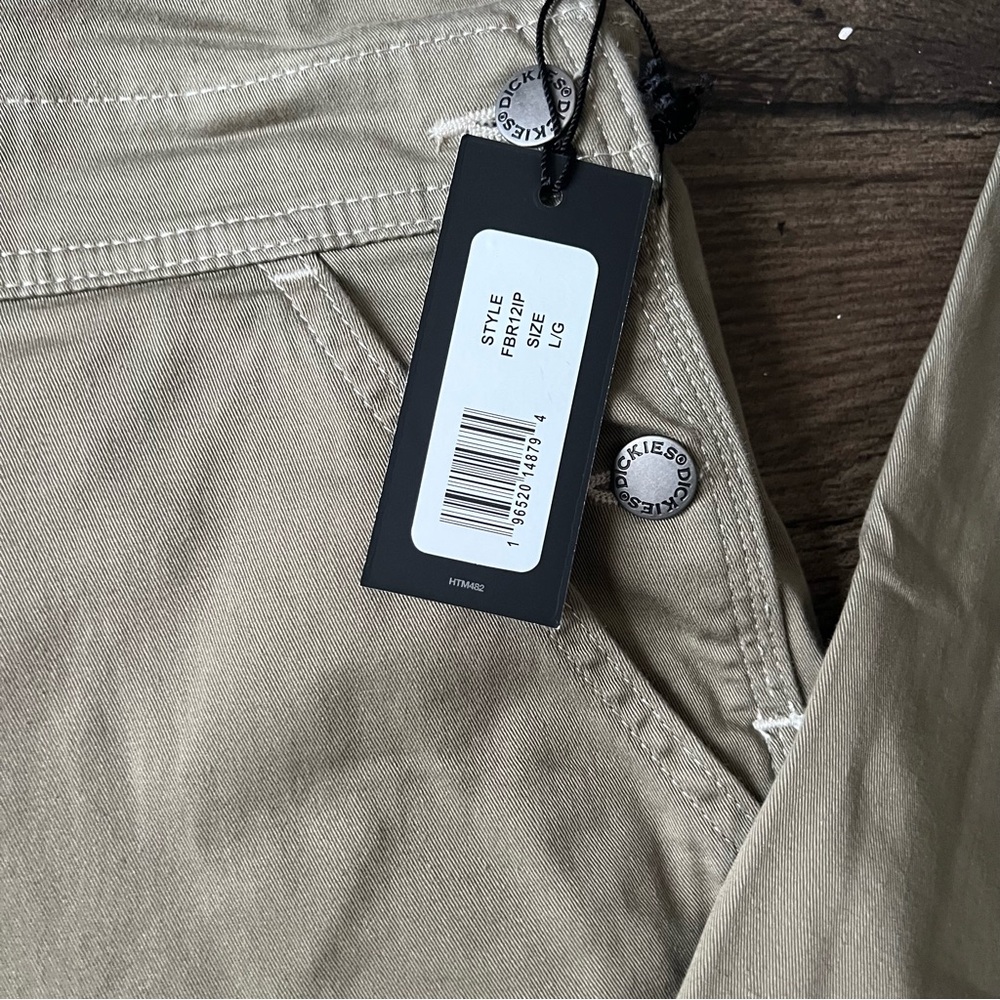 Dickies Women's Khaki Workwear Overalls - Picture 6 of 7